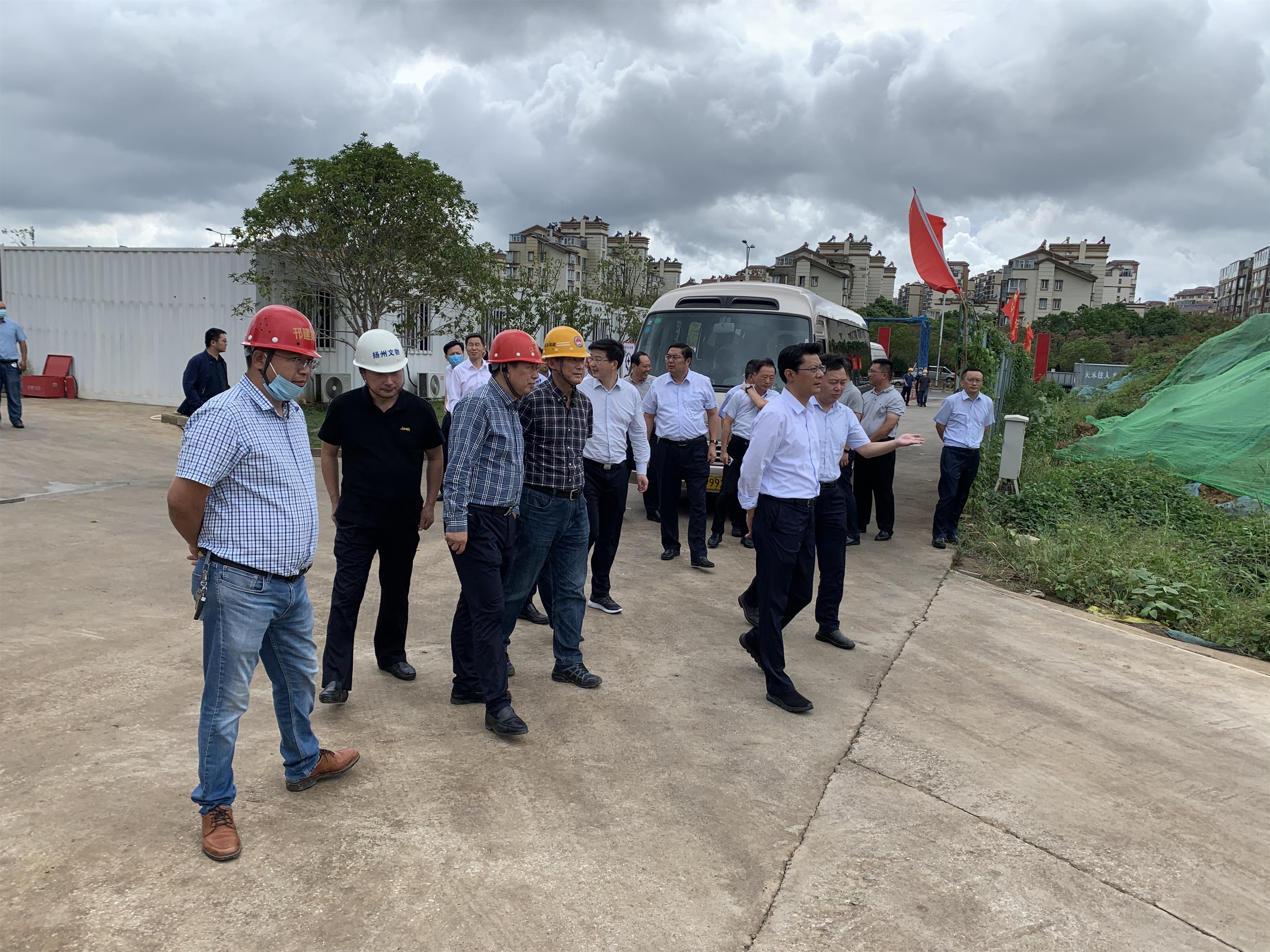 圖1-2、王進(jìn)健市長(zhǎng)檢查隋煬帝墓遺址公園項(xiàng)目防汛抗臺(tái)工作.jpg