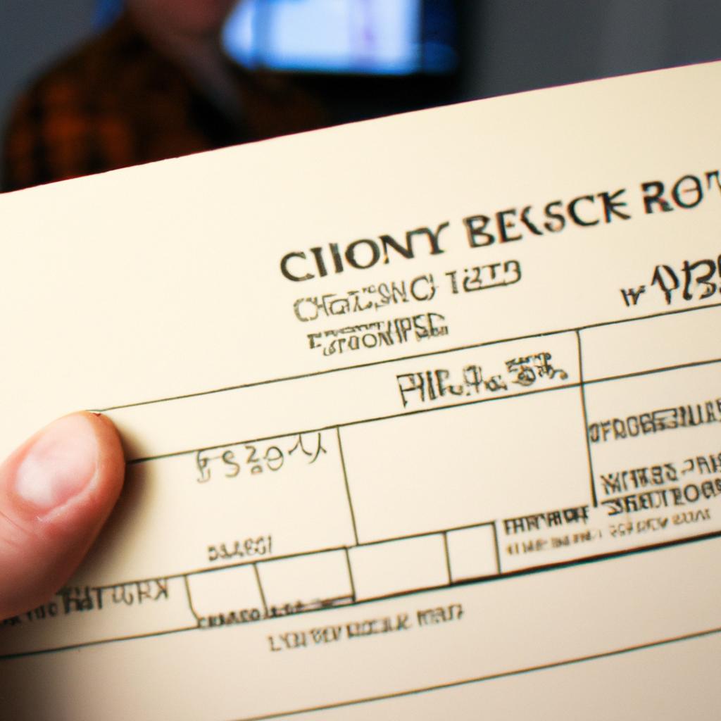 Person holding a royalty check